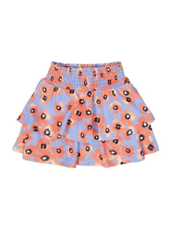 Rok lichtblauw/roze