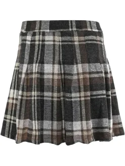 Rok zwart/bruin/wit