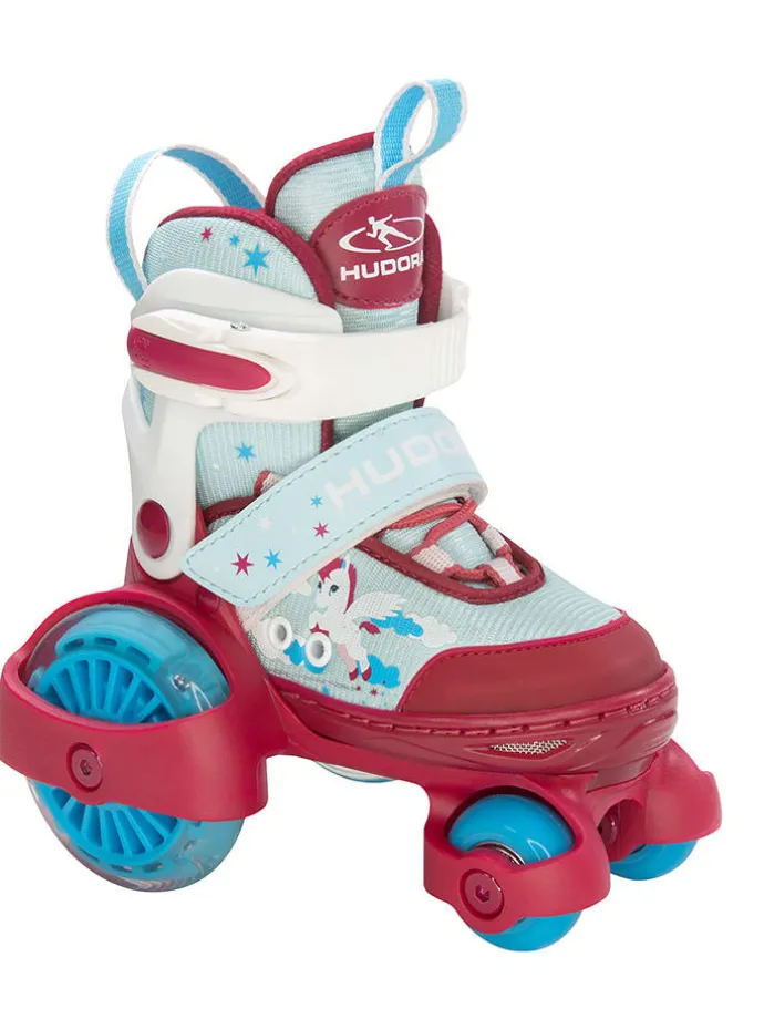 Rolschaatsen "My First Quad led" rood - vanaf 3 jaar