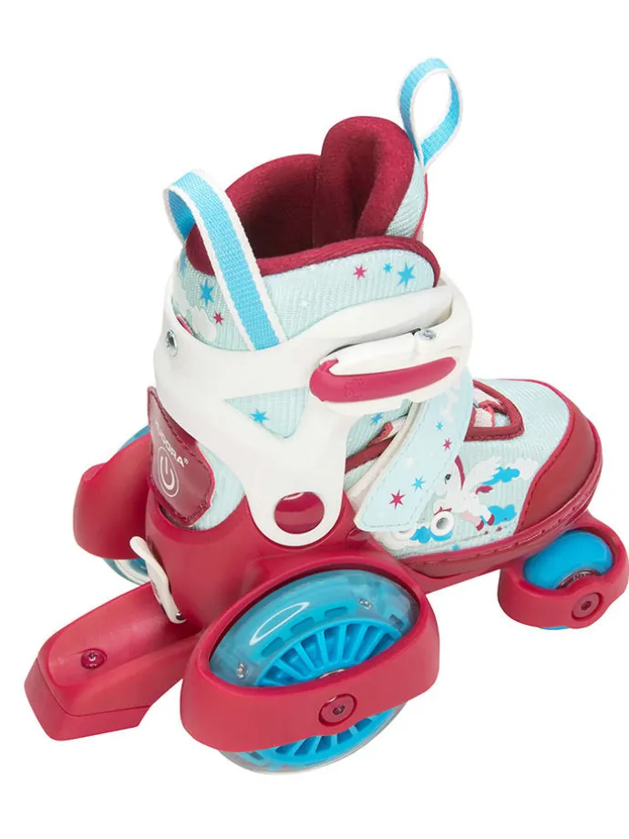 Rolschaatsen "My First Quad led" rood - vanaf 3 jaar