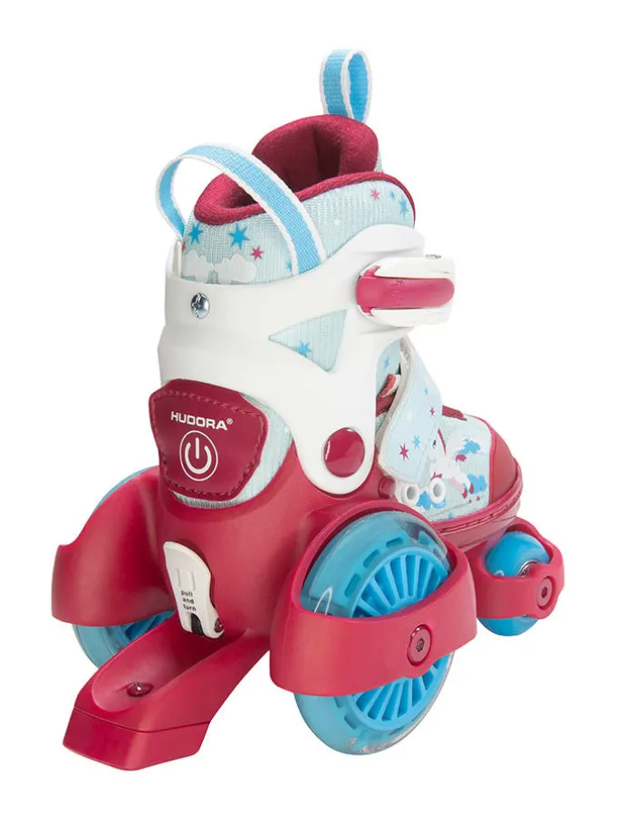 Rolschaatsen "My First Quad led" rood - vanaf 3 jaar
