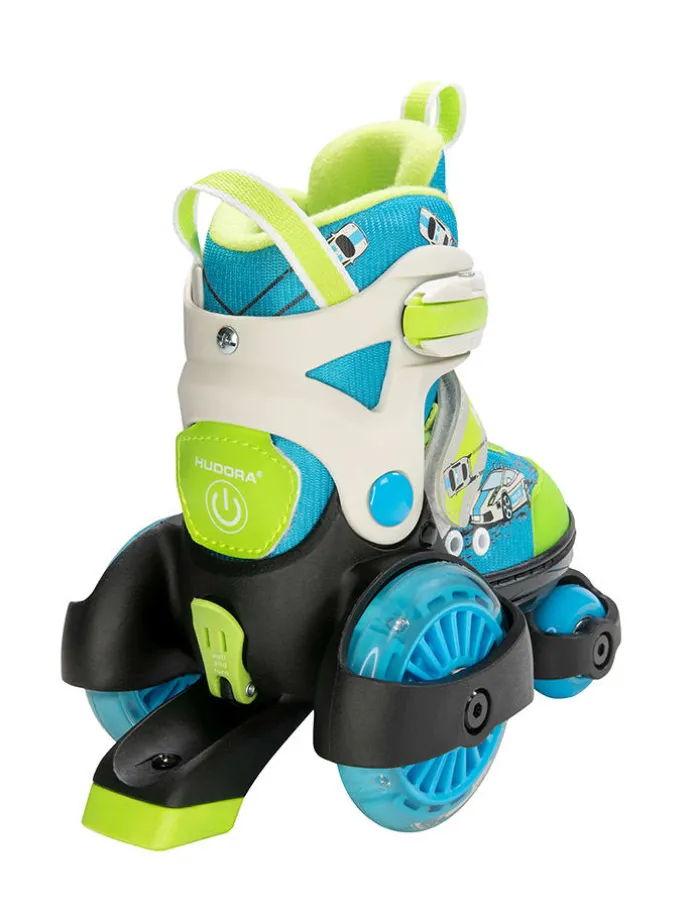 Rolschaatsen "My First Quad led" groen - vanaf 3 jaar