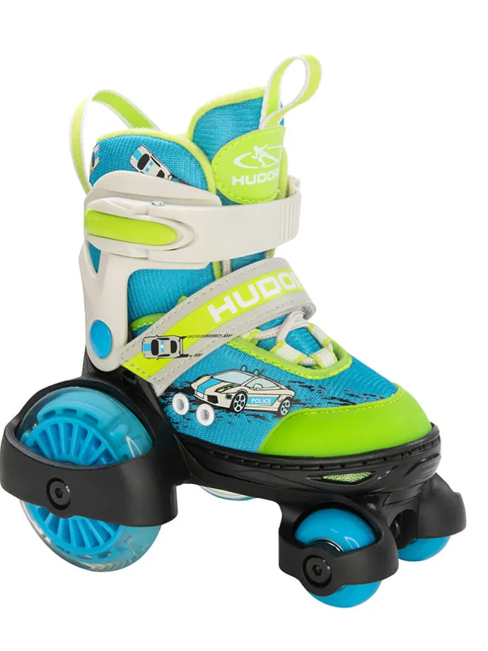 Rolschaatsen "My First Quad led" groen - vanaf 3 jaar