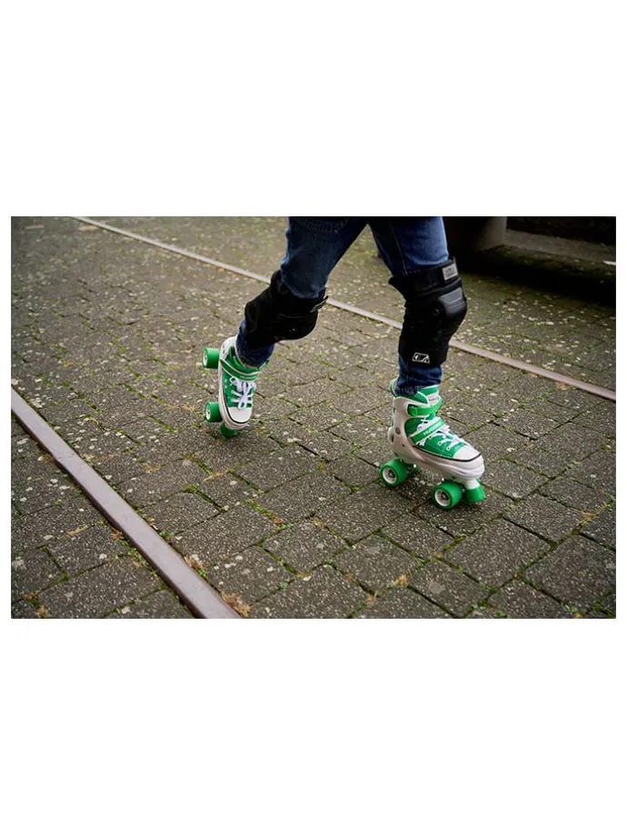 Rolschaatsen "Sneaker" groen - vanaf 5 jaar