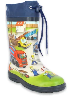 Rubberlaarzen "Bauarbeiter" meerkleurig/donkerblauw