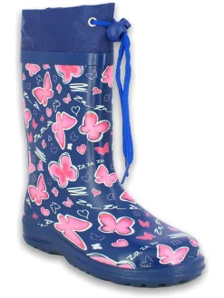Rubberlaarzen "Blue Summer" blauw