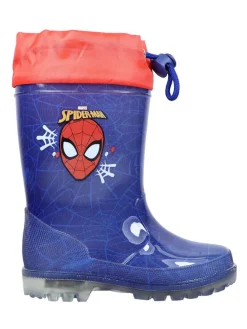 Rubberlaarzen donkerblauw/rood