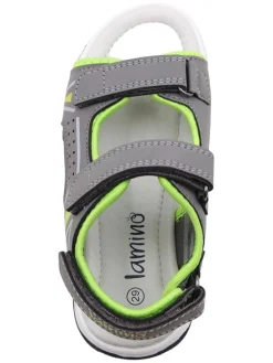Sandalen grijs/limoengroen