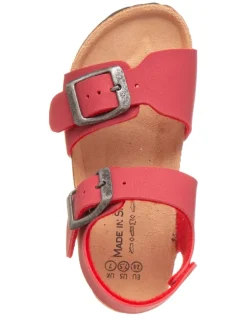 Sandalen koraalrood