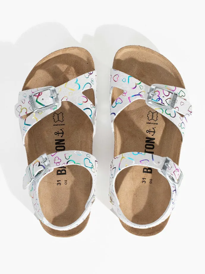 Sandalen "Pegase" wit/meerkleurig
