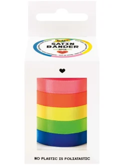 Satijnen lint "Neon" - 5 rollen - vanaf 8 jaar