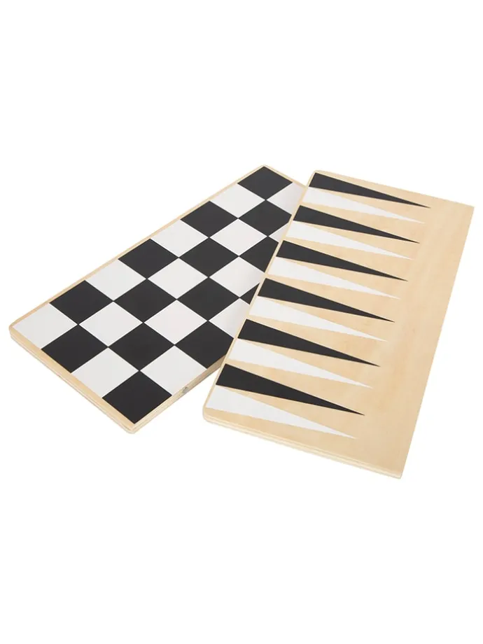 Schaken en backgammon "Gold Edition" - vanaf 6 jaar