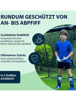 Scheenbeschermers met enkelbescherming groen