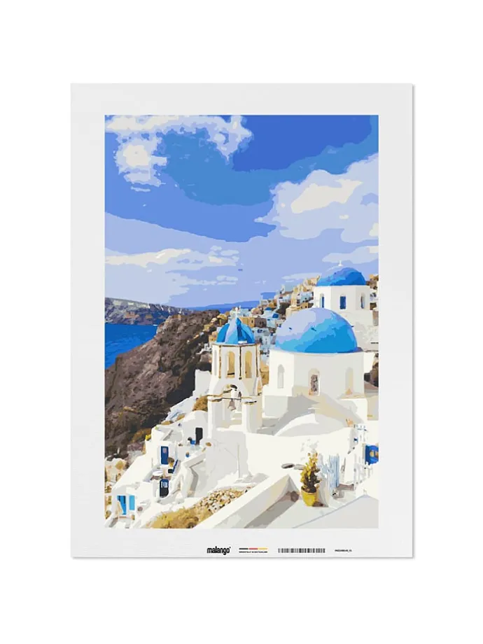 Schilderen-op-nummer-set "Santorini" - vanaf 14 jaar