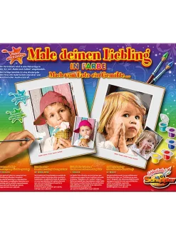 Schilderen op nummer-set "Schilder je geliefde in kleur" - vanaf 12 jaar