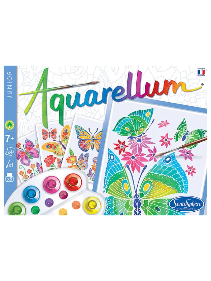 Schilderset "Aquarellum Junior Vlinder & Bloem" - vanaf 7 jaar