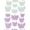 Schuimrubberglittersticker "Butterflies" meerkleurig - vanaf 5 jaar