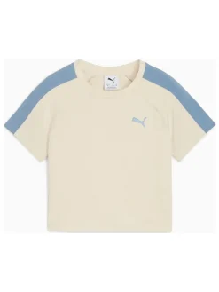 Shirt beige/blauw