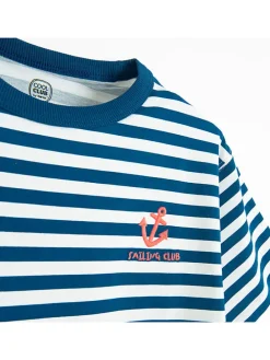 Shirt blauw/wit