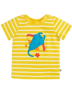 Shirt geel/wit