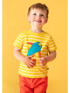 Shirt geel/wit