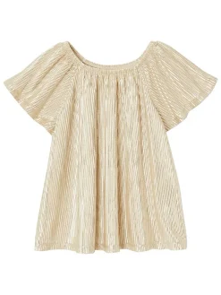 Shirt goudkleurig