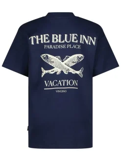 Shirt "Hensos" donkerblauw