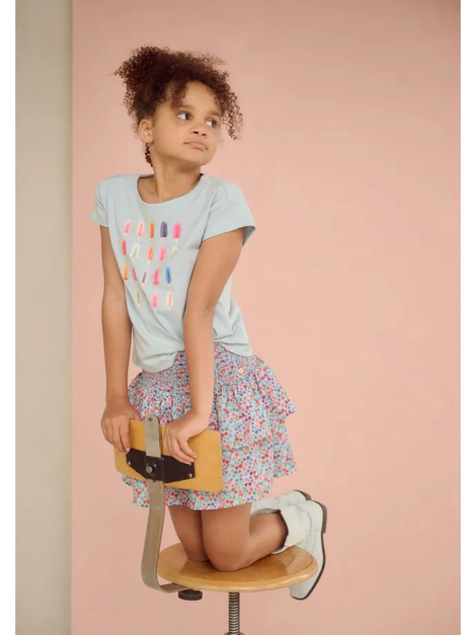 Shirt "Kase" lichtblauw