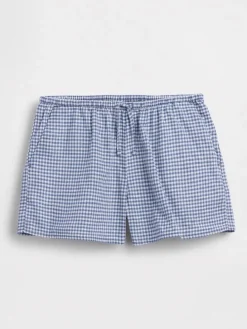Short blauw/wit