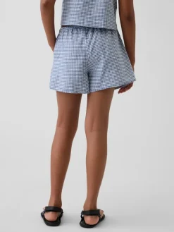 Short blauw/wit