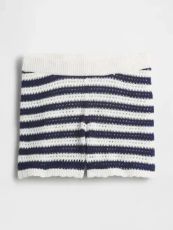 Short wit/donkerblauw