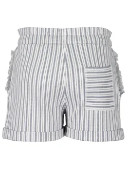 Short wit/donkerblauw