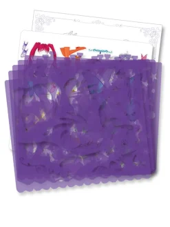 Sjablonenboek "Toverwereld" meerkleurig - (L)24 x (B)14,2