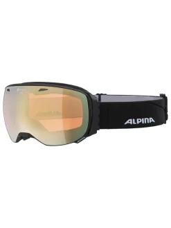 Ski-/snowboardbril "Big Horn" zwart/goudkleurig