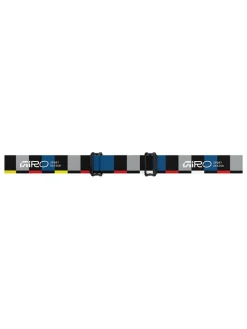 Ski-/snowboardbril "Buster" rood/meerkleurig