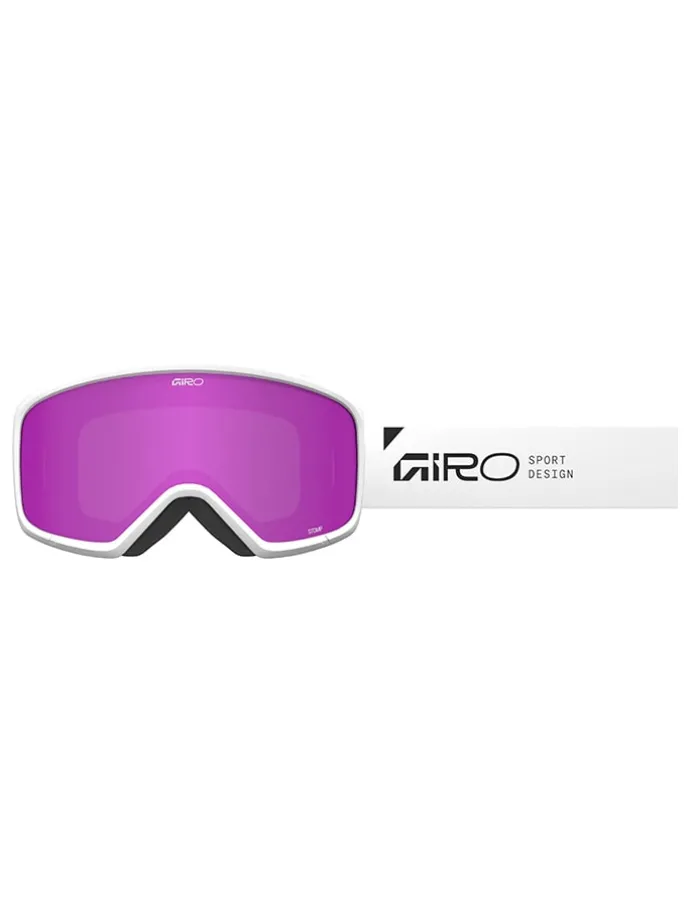 Ski-/snowboardbril "Stomp" wit/paars