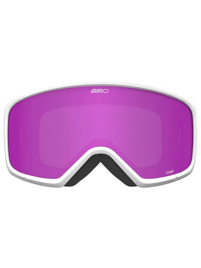 Ski-/snowboardbril "Stomp" wit/paars