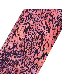 Ski-/snowboardbroek "Carina" koraalrood/zwart