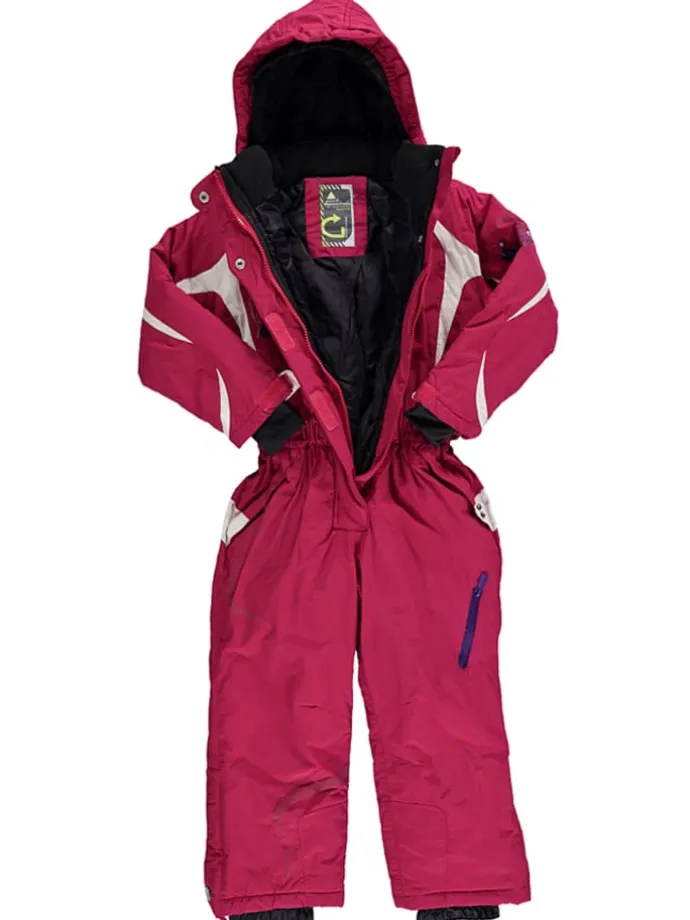 Ski-/snowboardpak fuchsia/wit