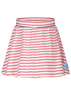 Skort crème/rood