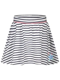 Skort wit/donkerblauw