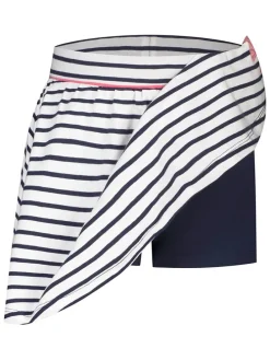 Skort wit/donkerblauw
