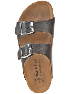 Slippers antraciet