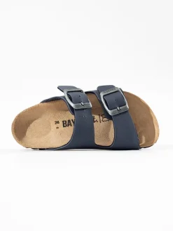 Slippers "Atlas" donkerblauw