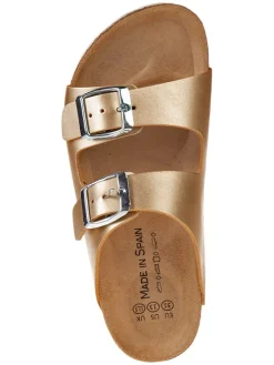 Slippers goudkleurig