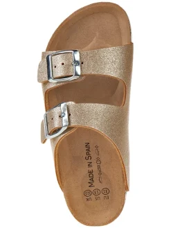 Slippers goudkleurig