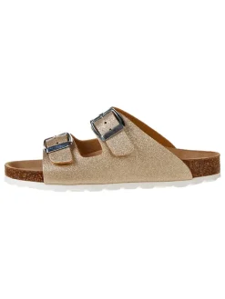 Slippers goudkleurig