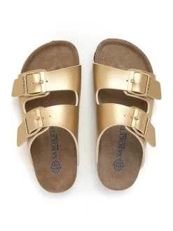 Slippers goudkleurig