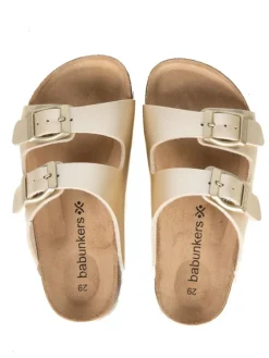 Slippers goudkleurig