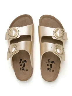 Slippers goudkleurig